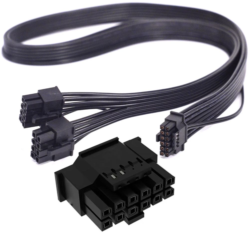 Dual 8Pin To 16Pin 12Vhpwr Cable - 써멀테이크 PF1 ARGB 850W 1000W 1050W