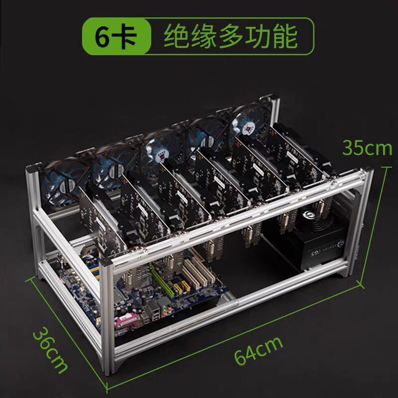 Gpu Mining Rig Frame 8 Gpu - 6 8 12 19 GPU 광부
