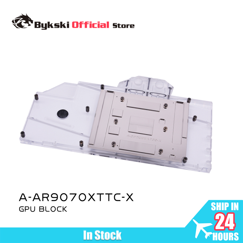 Rx 9070 Xt - Bykski A-AR9070XTTC-X GPU 블록, ASRock Radeon