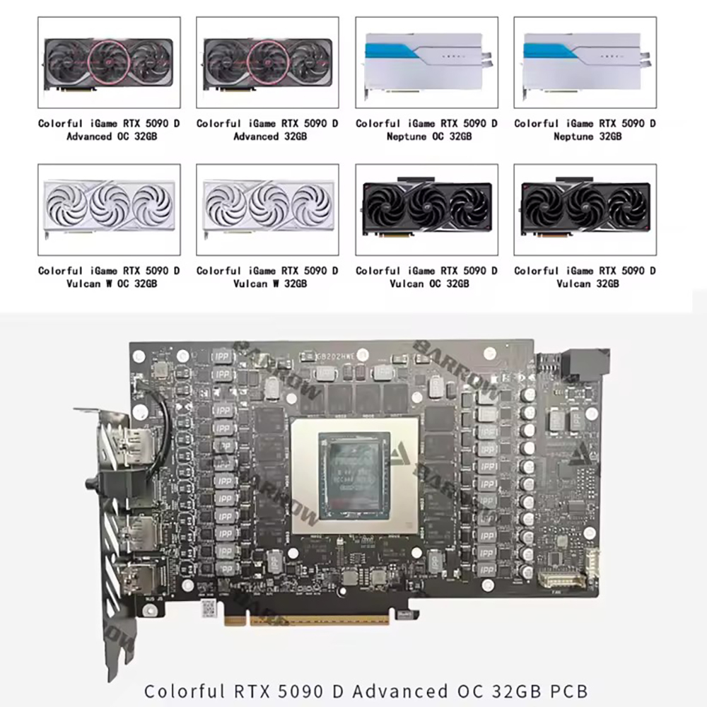 다채로운 iGame RTX 5090 D 고급 OC 32 - Rtx 5090 32Gb 리뷰 및 가격