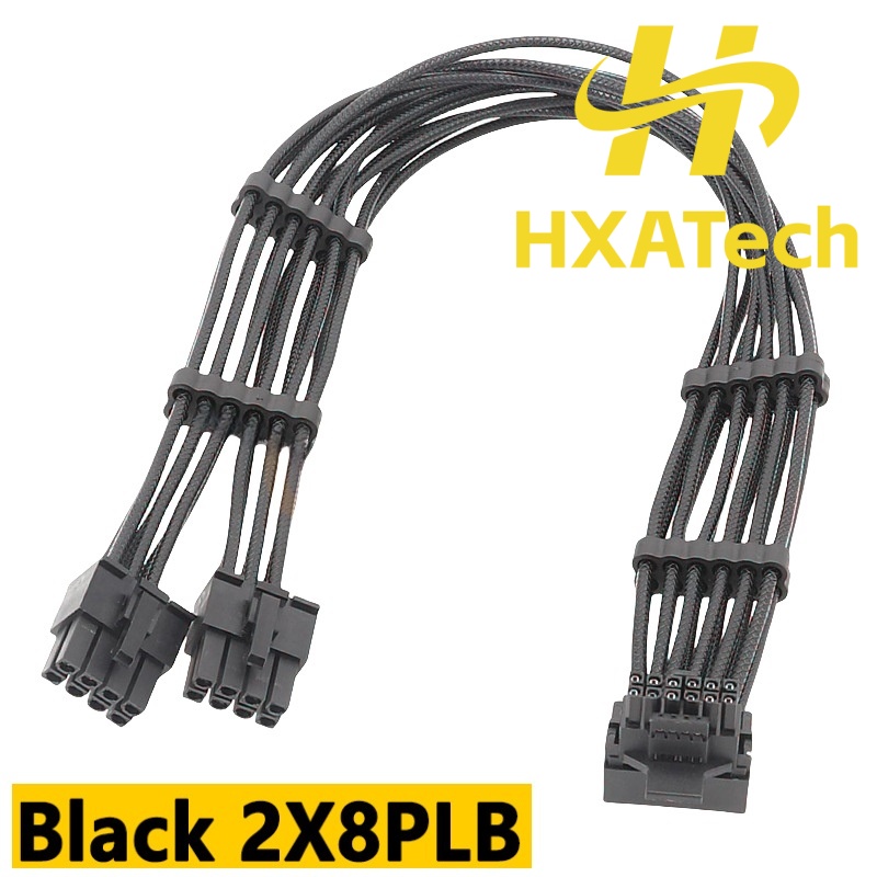 HXATech- 2x8PIN 3X8PIN 4X8PIN- - Dual 8Pin To 16Pin 12Vhpwr Cable 리뷰 및 가격