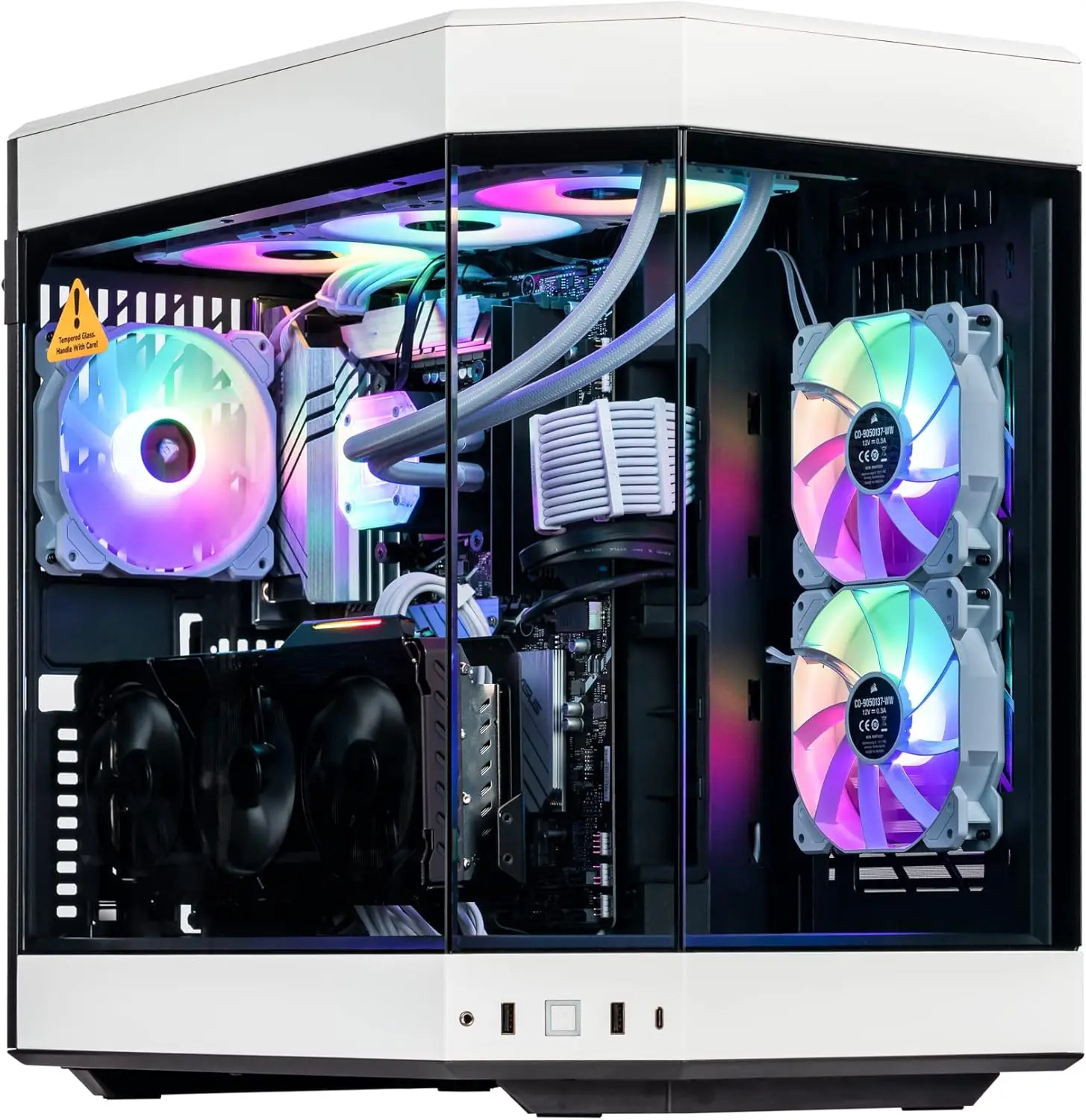 벨츠톰 화이트 프라티크스 맞춤형 Y60 게이밍 데스크톱 - Rtx 5090 32Gb 리뷰 및 가격