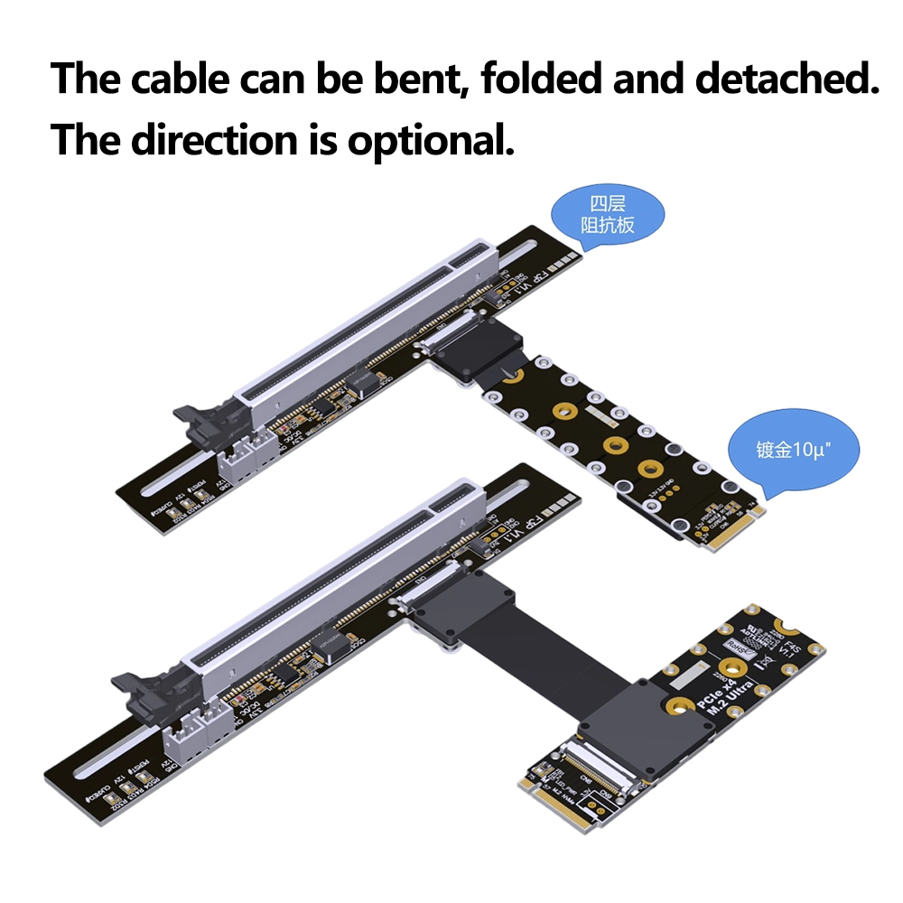 PCIe 5.0 X16 to M.2 NVMe 키 M 그 - Pcie 5.0 Gpu Riser Cable 리뷰 및 가격